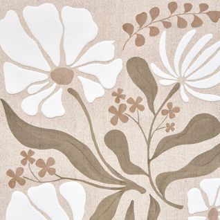 Toile Imprimée Fleur Encadrée Esmee  40x50cm