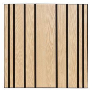 Panneau Décoratif Mural 60x60 Cm Colva - Beige Fond Noir