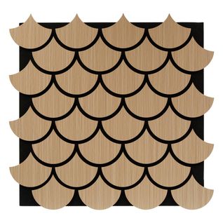 Panneau Mural Décoratif Clint 64x66 Cm - Beige