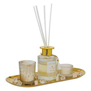 Coffret Senteur Gladys L.29,7cm Doré