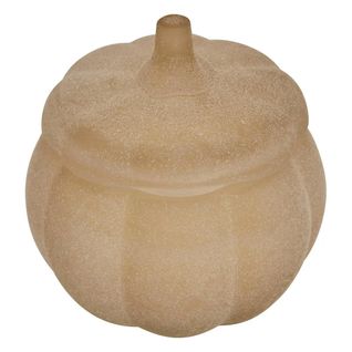 Bougie Parfumée En Verre "citrouille" 100g Sapin et Eucalyptus