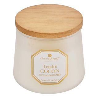 Bougie Parfumée En Verre "elisa" 200g Tendre Coton