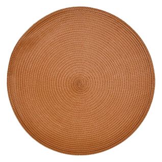 Set De Table Rond "tressé" 38cm Terracotta