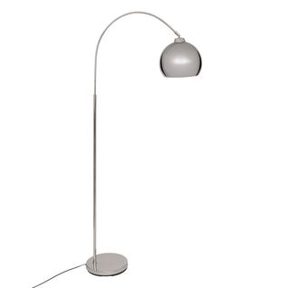 Lampadaire arc H. 177 cm FLORIS Argenté