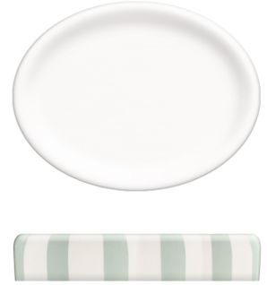 Porte savon STRIO Blanc / Céladon