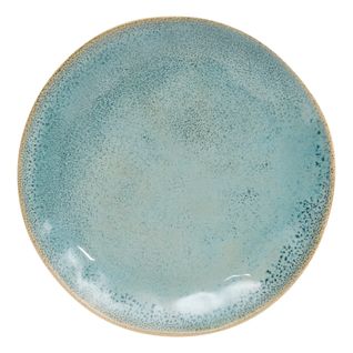 Assiette plate Ø 28 cm PIA Bleu / Beige