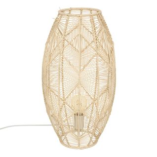 Lampe En Rotin Kita Naturel H49 Atmosphera