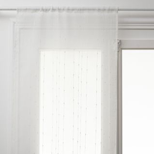 2 Voilages Anissa - 60 X 120 Cm - Blanc