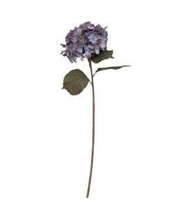 Fleur Artificielle Tige Hortensia Bleu H 83 Cm