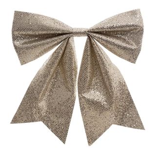 Nœud Déco "python" 37cm Or