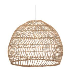Luminaire Suspension En Rotin Et Métal D 58 Cm
