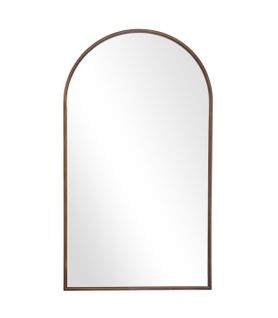 Miroir Mural Arcade En Alu Et Bois De Peuplier 78 X 140 Cm