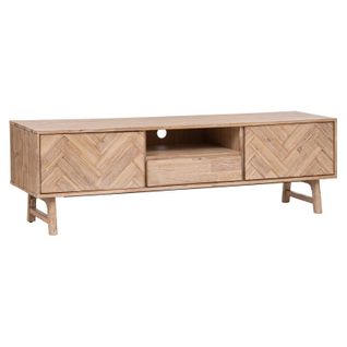 Meuble TV En Bois D'acacia 2 Portes Aeris Atmosphera