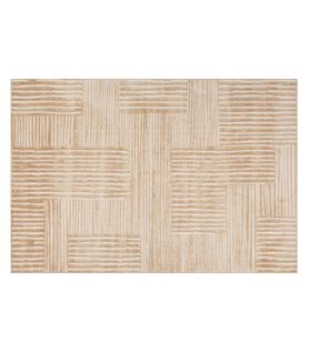 Tapis Décoratif Ivoire En Relief 120 X 170 Cm