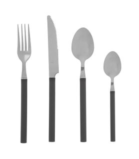 Ménagère 24 Pièces Couverts En Inox Modèle Gris