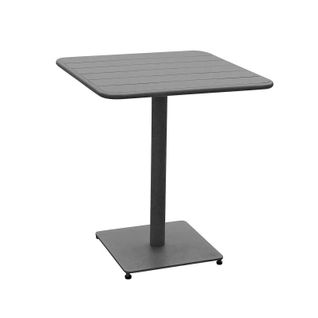 Table Carrée Extérieure 2 Places Phuket Graphite Hespéride