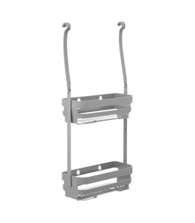 Serviteur De Douche à Suspendre Avec 2 Paniers Réglables En Hauteur H 73 Cm