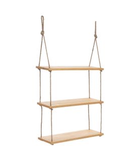 Étagère Murale En Bois Et Corde 60 X 105 Cm