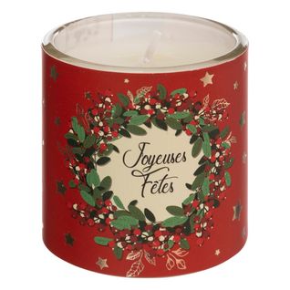 Lot de 3 bougies - Rouge