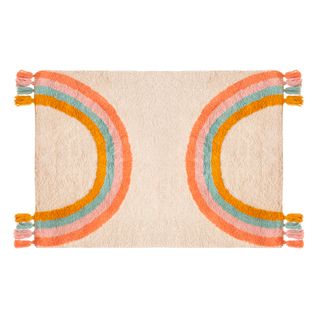 Tapis enfant 100x150 cm ARC EN CIEL Multicolore.