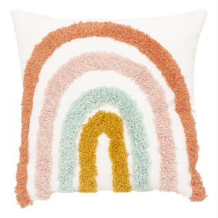 Coussin 38x38 cm ARC EN CIEL Multicolore.