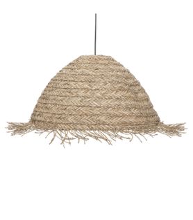 Luminaire Suspension En Roseau Naturel D 56 Cm