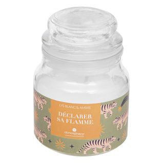 Bougie Parfumée "jomy" 70g Lys Blanc et Ambre
