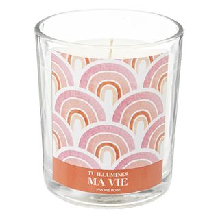 Bougie Parfumée "jomy" 200g Pivoine Rose
