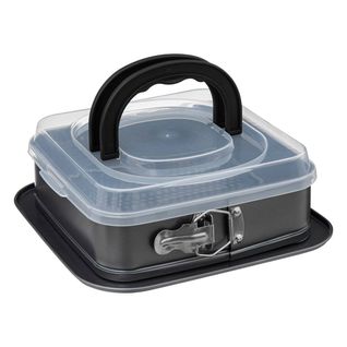 Moule Carré Démontable Métal Avec Couvercle 24cm Takeat