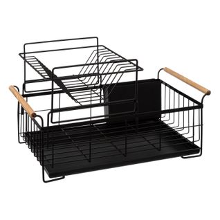 Égouttoir 2 Niveaux En Métal Blackwood - Noir