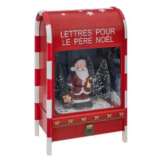 Boîte aux lettres LED H. 40 cm - Rouge