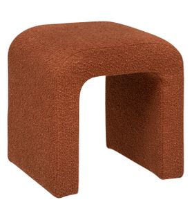 Pouf En Tissu à Bouclettes Ambre 41 X H 43 Cm