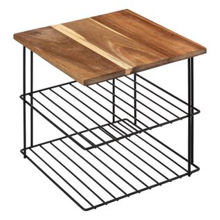 Étagère D'angle 2 Niveaux 24cm