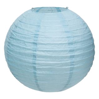 Lanterne Boule Enfant "oya" D35cm Bleu