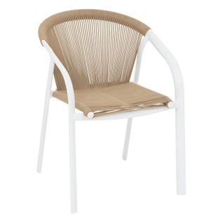 Fauteuil Empilable Riu Miel / Blanc Hespéride