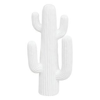 Cactus outdoor H. 38 cm RODRIGO Blanc