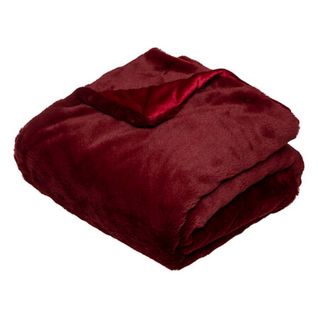 Plaid Fourrure Rouge 130x180cm