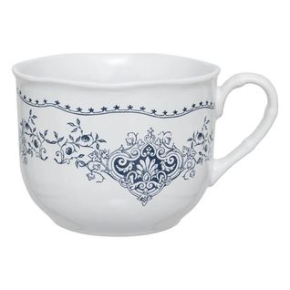 Bol En Céramique "little Cottage" 72cl Blanc