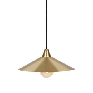 Luminaire Suspension En Métal Doré D 38 Cm