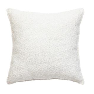 Coussin Déco Bouclette "soana" 45x45 Ivoire