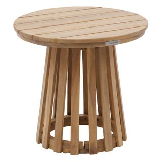Table De Jardin D'appoint Ronde En Bois Osuna - Marron