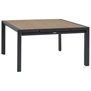 Table De Jardin Extensible Carrée Evasion Honey / Graphite