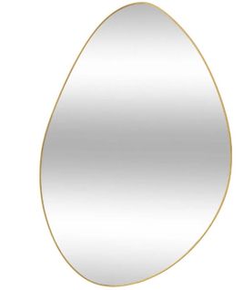 Miroir orga 60x40 cm ROMAN Doré
