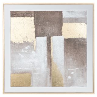 Tableau Toile Murale Peinte Et Encadrée Helga 80 X 80 Cm