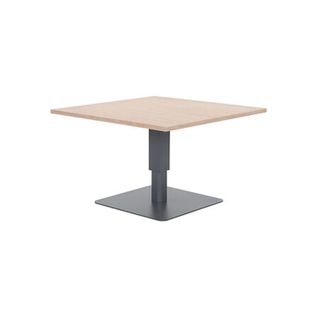 Table De Jardin Relevable Carrée En Aluminium Salimia - Graphite Et Honey