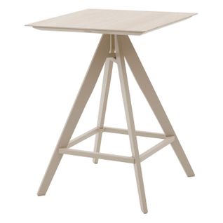 Table De Jardin Haute En Aluminium 2 Places Terzano - Vanille Et Argile