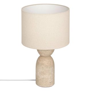 Lampe à Poser Champignon Secteur Erin Beige H47,5cm