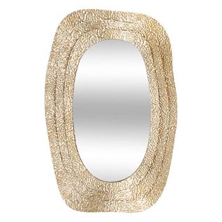 Miroir "brenda" Doré 89x58cm