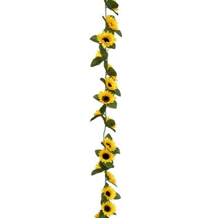 Guirlande De Tournesols Artificiels "naki" 180cm Jaune