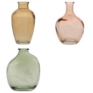 Soliflore en verre H. 13 cm SCOT Orange, vert ou rose
